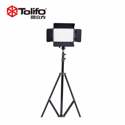 Tolifo圖立方PT-15B II雙色溫LED攝影攝像燈機(jī)頂補(bǔ)光燈