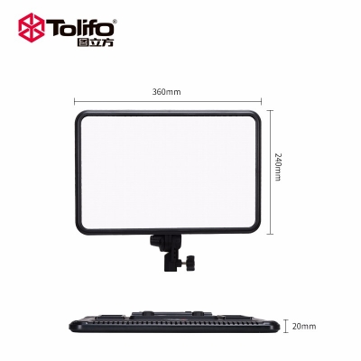 Tolifo圖立方PT-L30B雙色溫LED攝影補光燈30W