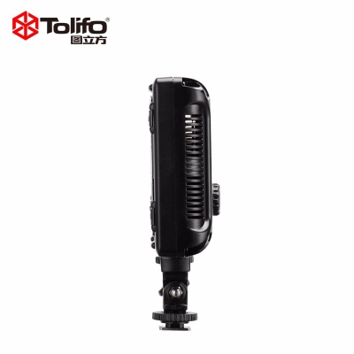 Tolifo圖立方PT-308S二代魅影LED攝像機頂補光燈單調(diào)光