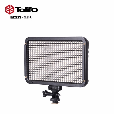 Tolifo圖立方PT-504B魅影LED攝像機頂補光燈雙調(diào)光