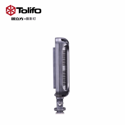Tolifo圖立方PT-504B魅影LED攝像機頂補光燈雙調(diào)光