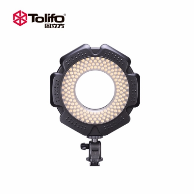 Tolifo圖立方R-160S單反相機鏡頭環(huán)形LED補光眼神燈