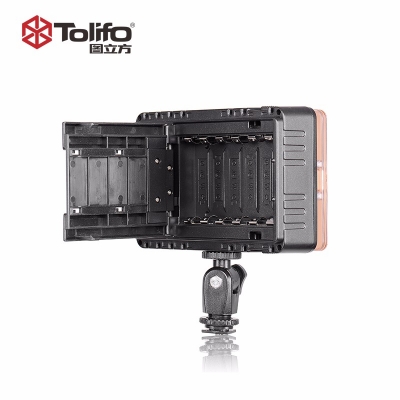 Tolifo圖立方PT-160S機頂補光燈LED攝像燈單調光