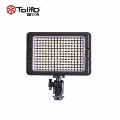 Tolifo圖立方PT-160S機頂補光燈LED攝像燈單調光