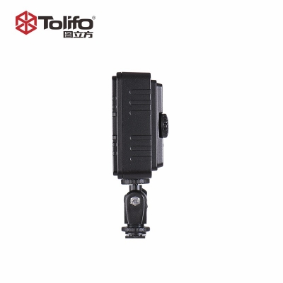Tolifo圖立方PT-160S機頂補光燈LED攝像燈單調光