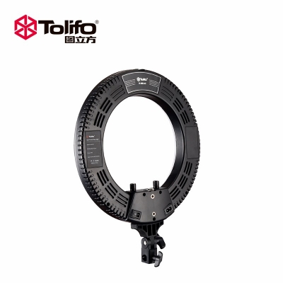 Tolifo圖立方R40B環(huán)形LED直播補(bǔ)光燈雙色溫40W