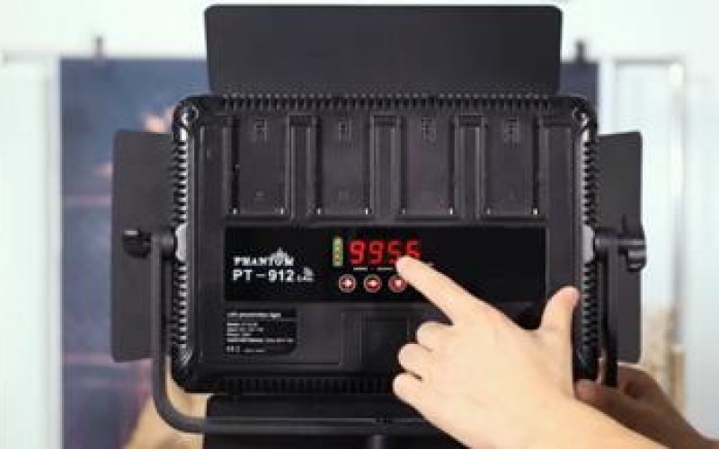 LED攝影燈PT-912使用視頻